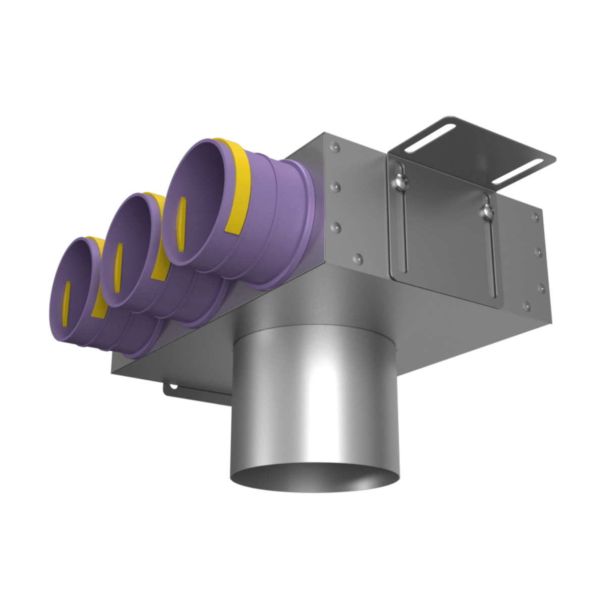 Provent VPS 125/75×3 адаптер потолочный круглый на 3 выхода